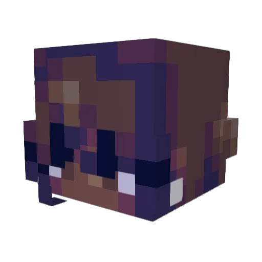 bntf Minecraft avatar head, 3D render