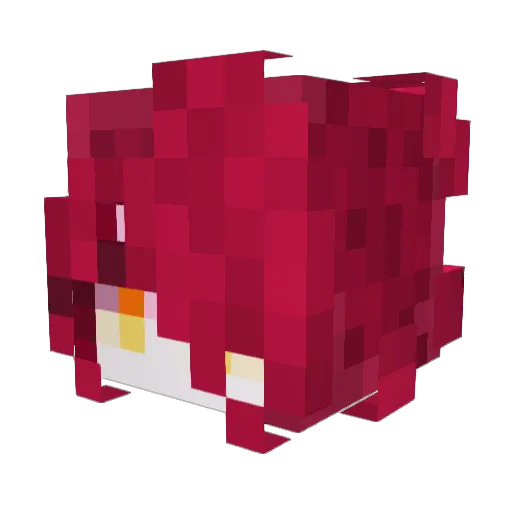 bnyRABBITT Minecraft avatar head, 3D render