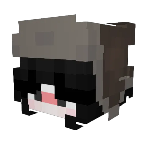 boatto Minecraft avatar head, 3D render