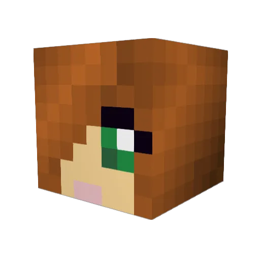 bob1031211 Minecraft avatar head, 3D render