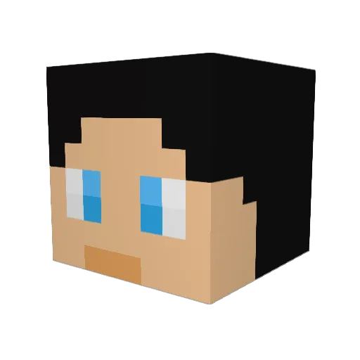 bob121121 Minecraft avatar head, 3D render