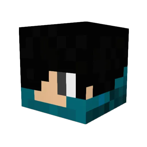 bob5216 Minecraft avatar head, 3D render
