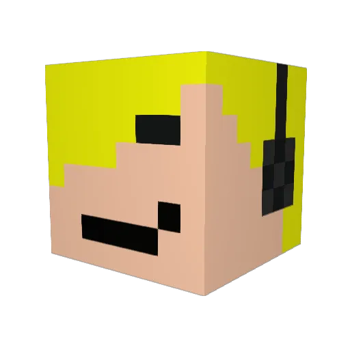 bob5592 Minecraft avatar head, 3D render