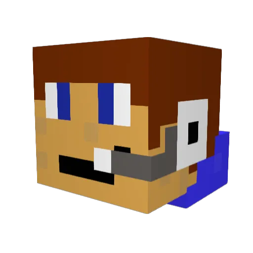 bob606060 Minecraft avatar head, 3D render