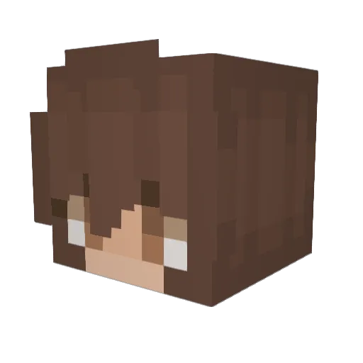 bob61997 Minecraft avatar head, 3D render