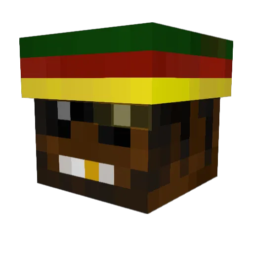 bob678 Minecraft avatar head, 3D render