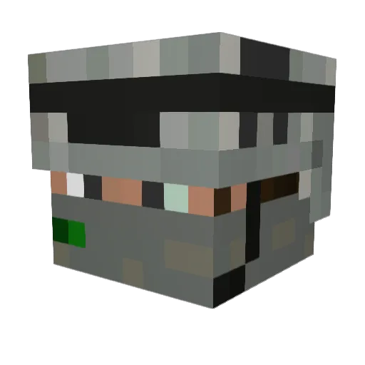 bob7474 Minecraft avatar head, 3D render
