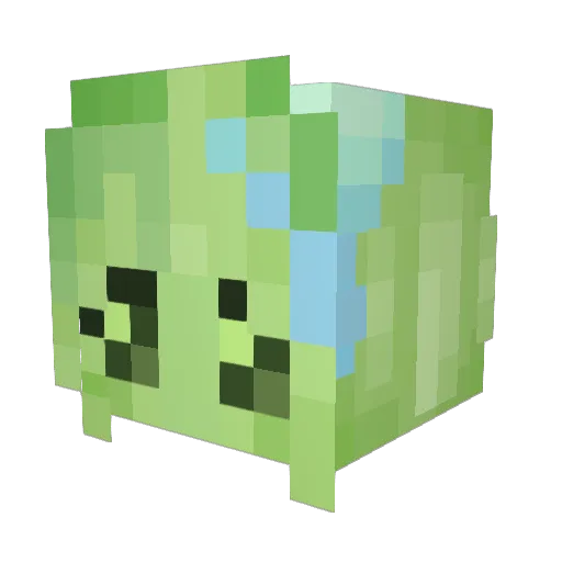 bob777000 Minecraft avatar head, 3D render