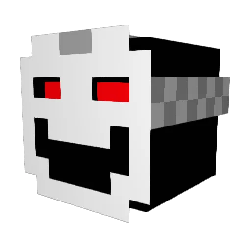 bob7zyx Minecraft avatar head, 3D render