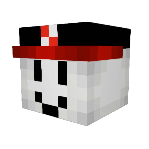 bob84396 Minecraft avatar head, 3D render