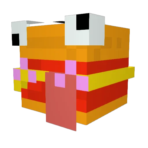 bob_28 Minecraft avatar head, 3D render