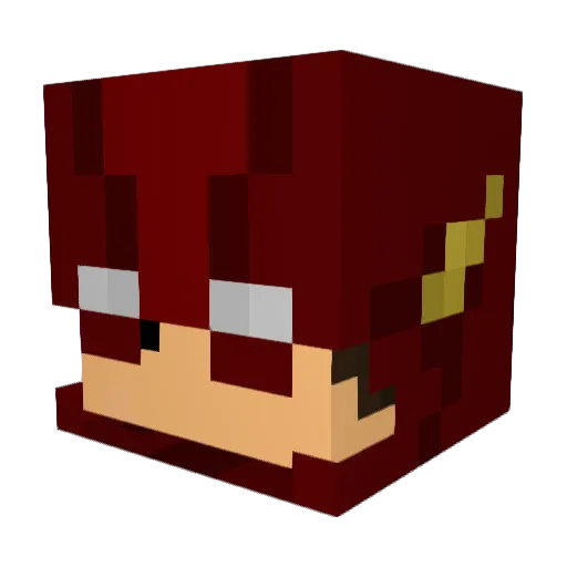 bob_plays_101 Minecraft avatar head, 3D render