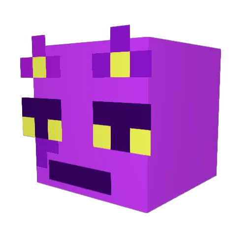 bob_the_cat69 Minecraft avatar head, 3D render
