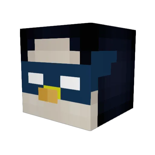 bob_thy_builder8 Minecraft avatar head, 3D render