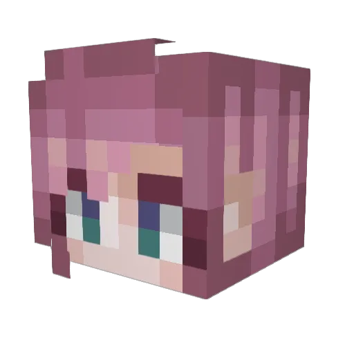 bob_work Minecraft avatar head, 3D render