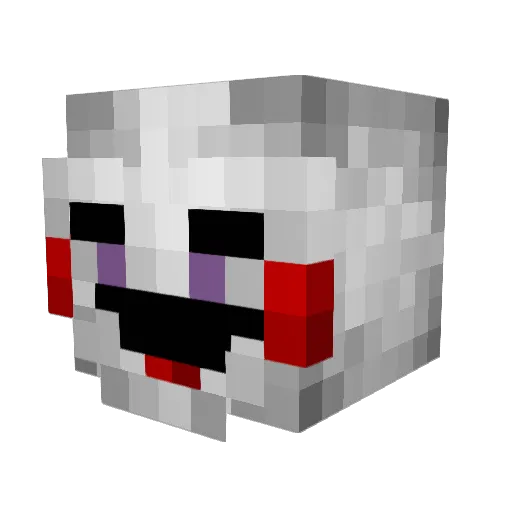 bobafet3 Minecraft avatar head, 3D render
