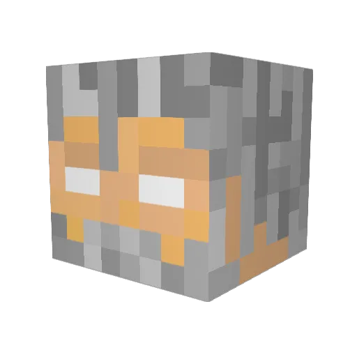 bobaj1 Minecraft avatar head, 3D render