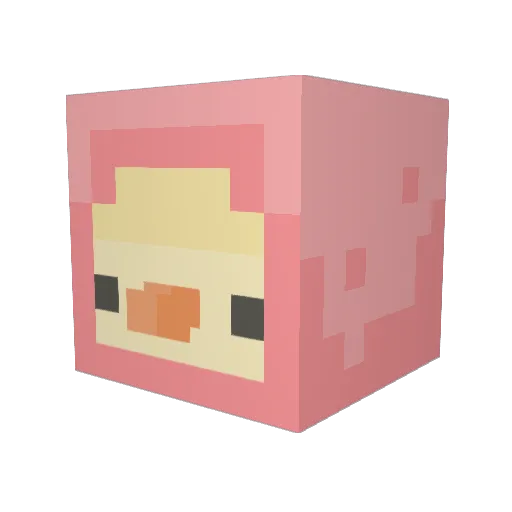 bobalo3 Minecraft avatar head, 3D render