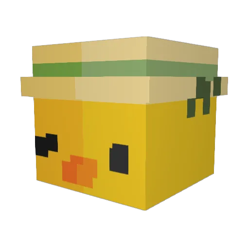 bobbin1988 Minecraft avatar head, 3D render