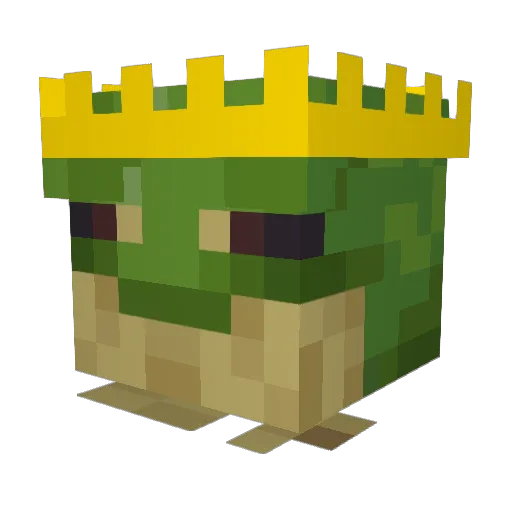 bobbing876 Minecraft avatar head, 3D render