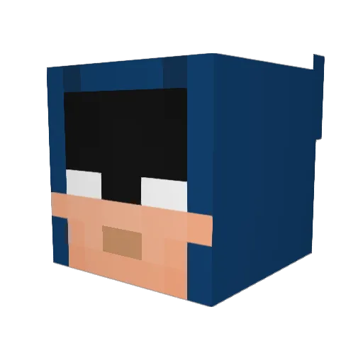 bobbo3657 Minecraft avatar head, 3D render