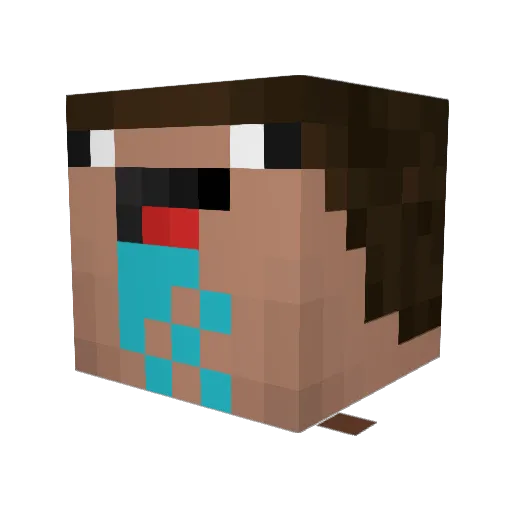 bobby15135 Minecraft avatar head, 3D render