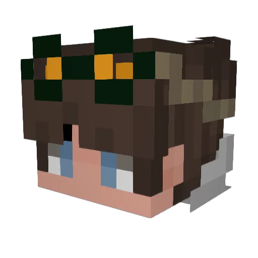 bobby2559 Minecraft avatar head, 3D render