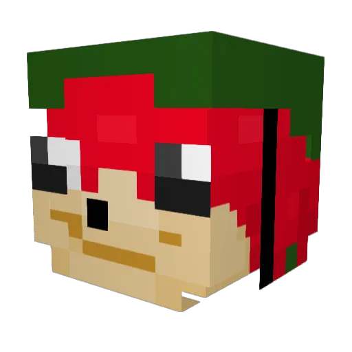 bobby5309 Minecraft avatar head, 3D render