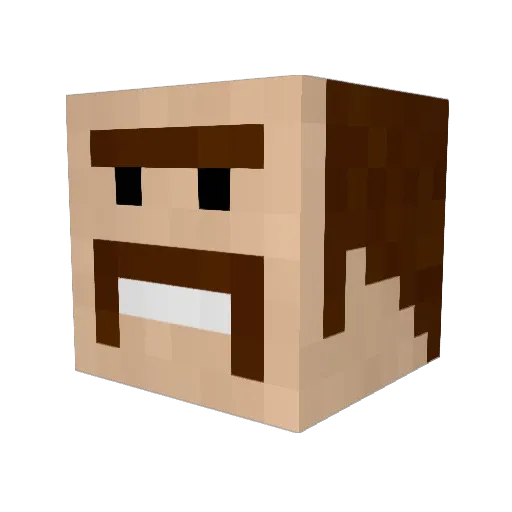 bobby6022 Minecraft avatar head, 3D render