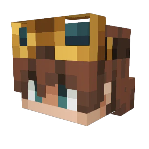 bobby_joe179 Minecraft avatar head, 3D render