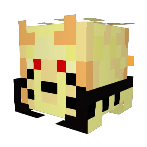 bobbybobby Minecraft avatar head, 3D render