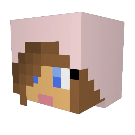bobbygodzilla08 Minecraft avatar head, 3D render