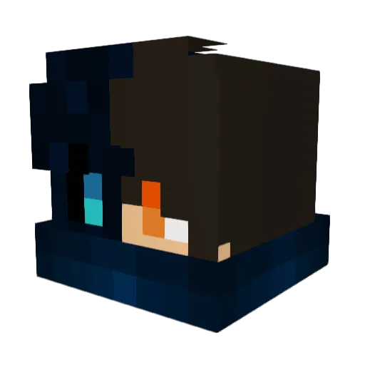 bobbylechat Minecraft avatar head, 3D render