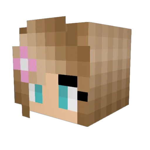 bobcatkam Minecraft avatar head, 3D render