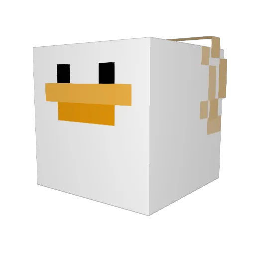 bobderknecht Minecraft avatar head, 3D render