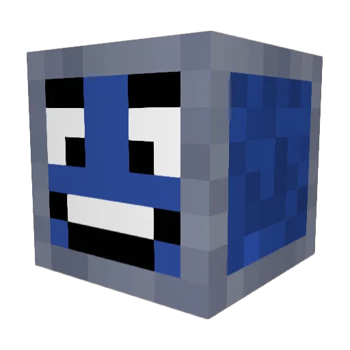 bobepicface123 Minecraft avatar head, 3D render