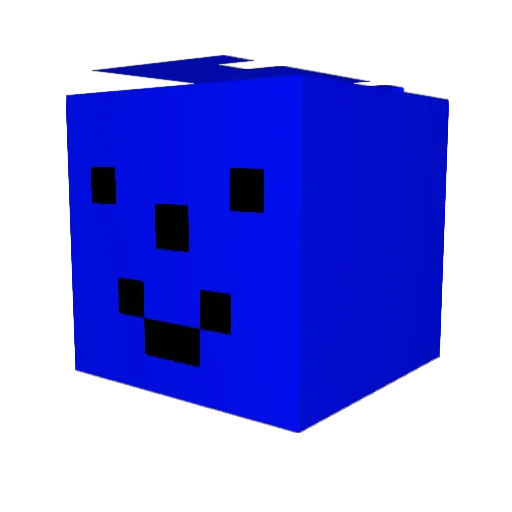 bobeuh Minecraft avatar head, 3D render