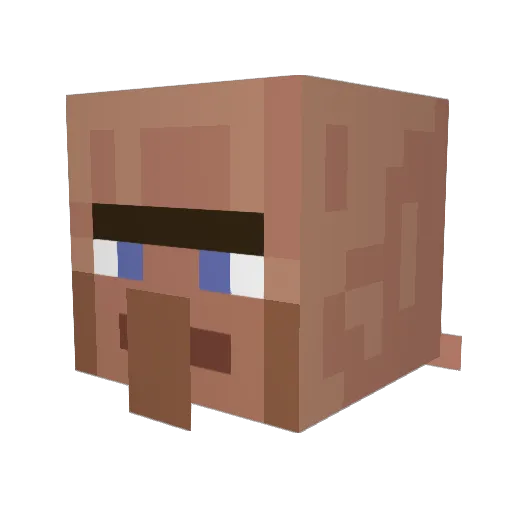 bobibob279 Minecraft avatar head, 3D render