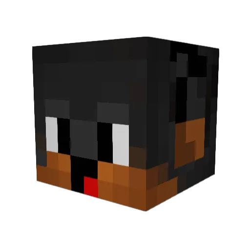 bobie12234 Minecraft avatar head, 3D render