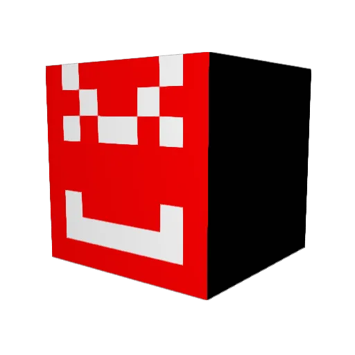 bobiee Minecraft avatar head, 3D render