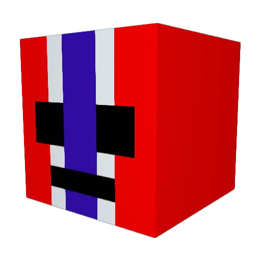 bobil98 Minecraft avatar head, 3D render