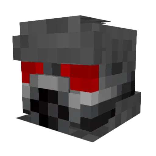 bobinator1 Minecraft avatar head, 3D render