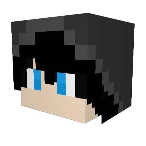 bobinator476 Minecraft avatar head, 3D render