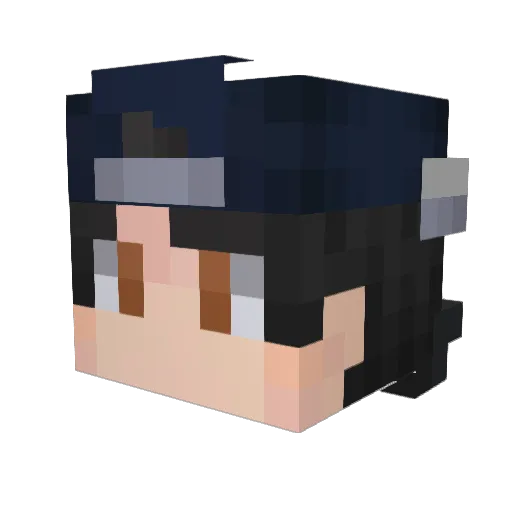 bobinskyr Minecraft avatar head, 3D render