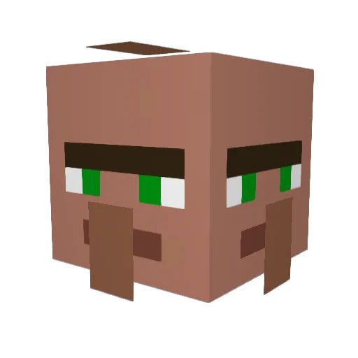 bobinstein69 Minecraft avatar head, 3D render