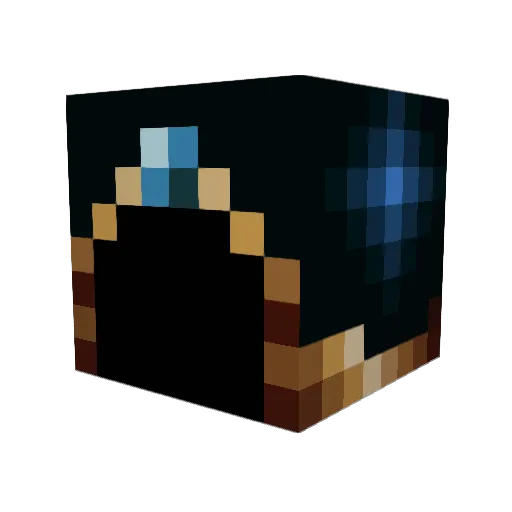 bobiscoming Minecraft avatar head, 3D render