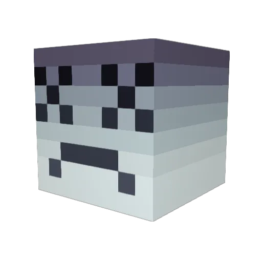 bobixis Minecraft avatar head, 3D render