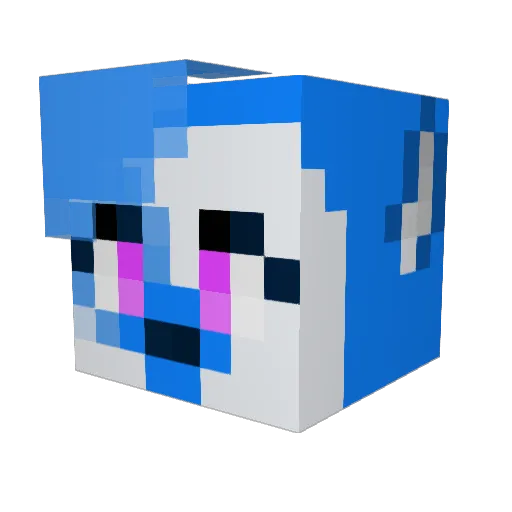 bobkarma01 Minecraft avatar head, 3D render
