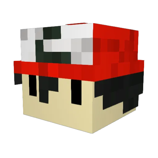 boblhead321 Minecraft avatar head, 3D render