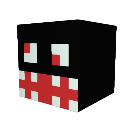 boblovett11 Minecraft avatar head, 3D render